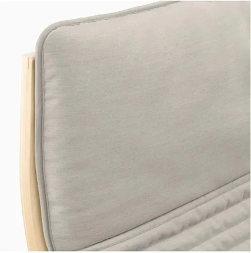 Vista 4 de IKEA Poang Sillón Abedul Chapa Knisa Beige Claro 792.407.90