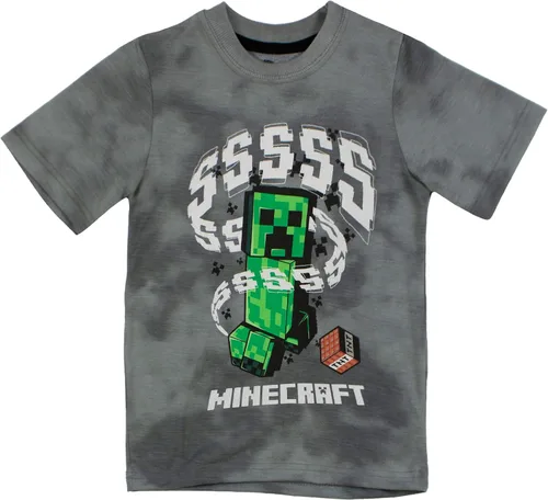 Vista 6 de Minecraft Creeper - Juego de 4 camisetas para niños, 4