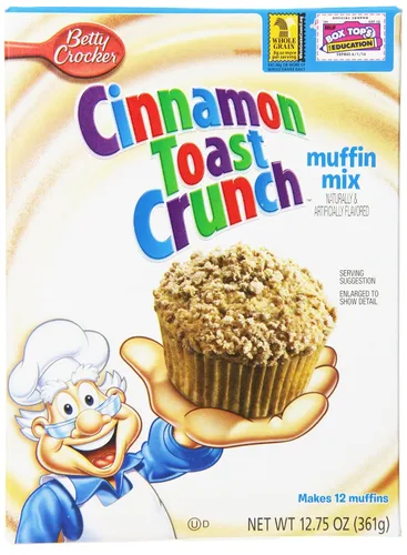 Vista 18 de Betty Crocker Mezcla de muffins de nuez de plátano, hecha con nueces, 6.4 oz.