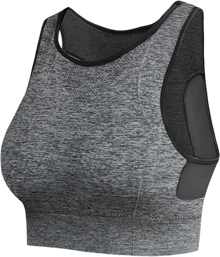 Vista 3 de Fitness Tops Leaf Best of Sports Sports Bras for Women Open Back Breast Cancer Tights for Plus Women Copper Shirts Leg