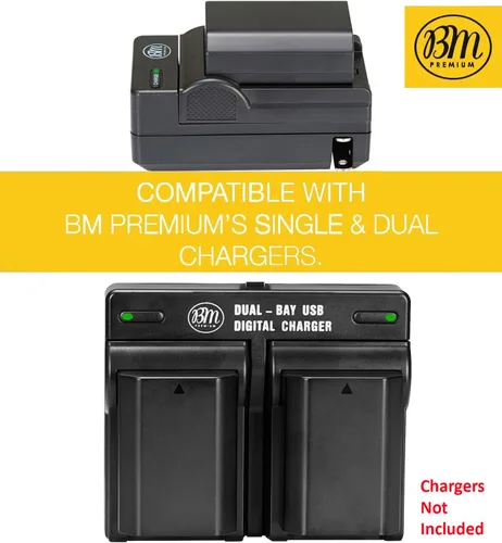 Vista 6 de BM Premium Batería EN-EL25 de alta capacidad para cámaras digitales Nikon Z30, Z50, Z 50, Z50 II, Z fc