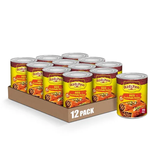 Vista 20 de Old El Paso, Salsa de enchilada roja media, Preparación de comidas, 10 onzas (Paquete de 12)