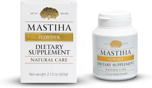 Vista 4 de Auténtico polvo de goma mastiha Chios Mastiha – 2.12 oz de suplemento natural de masilla de apoyo digestivo – Vegano, libre de alérgenos
