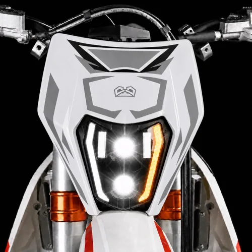 Vista 12 de CHANGCHENG - Faro delantero LED para moto de tierra de 66W 3000lm, kit de faro LED universal para motocicleta, faro para la mayoría de motos