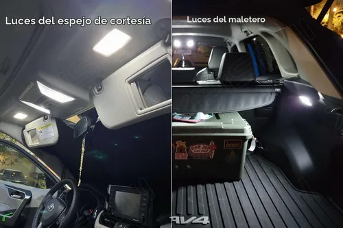 Vista 6 de Xpismii Paquete de 8 piezas de 6000 K blanco RAV4 luces interiores LED de repuesto para Toyota RAV4 2006 2007 2008 2009 2010 2011 2012 2013 2014
