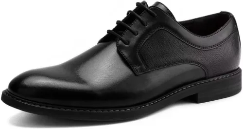 Vista 11 de Temeshu Zapatos de vestir para hombre, zapatos Oxford casuales, zapatos formales de negocios
