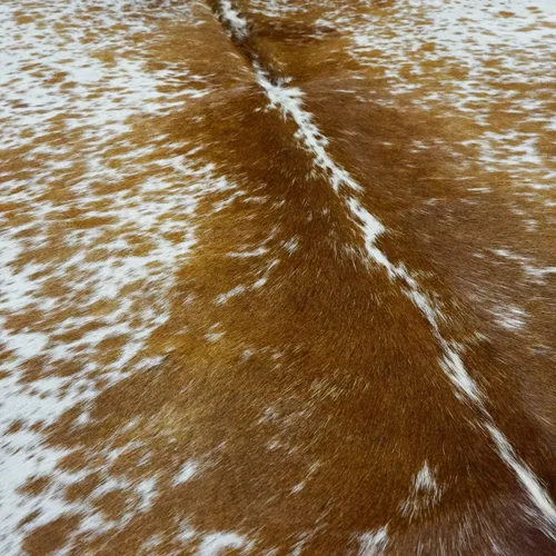 Vista 3 de rodeo Salt and Pepper - Alfombra de piel de vaca brasileña, color marrón/tricolor/negro, tamaño XXL, aproximadamente 83.9 in x 95.7 in, piel de vaca