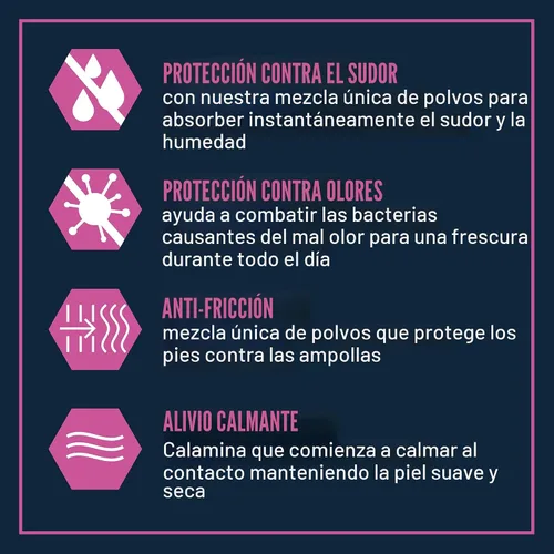 Vista 5 de Certain Dri Polvo corporal para mujer, sin talco, control de sudor de triple acción, olor y humedad, fórmula de calamina antirozaduras, recomendada