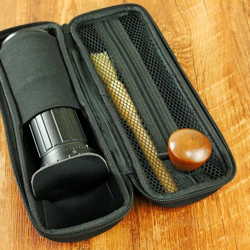 Vista 5 de Bolsa de molinillo de café manual que lleva el bolso del viaje del caso del almacenamiento