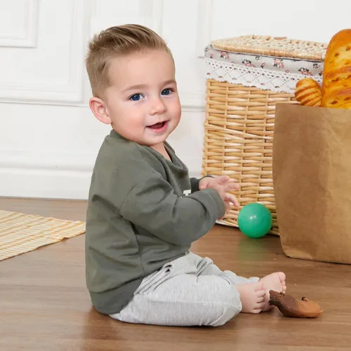 Vista 4 de Murnouche Conjunto de ropa de 2 piezas para bebé niño y niño pequeño