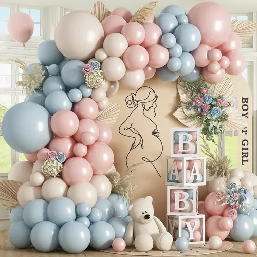 Vista 10 de Kit de arco de guirnalda de globos de Año Nuevo, globos de estrella de explosión negros y dorados, globos de estrella de explosión negra perla
