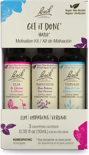 Vista 8 de Bach Remedios florales originales, kit de trío Clarity Of Mindfulness, para concentración y atención plena (fórmula sin alcohol), esencia floral