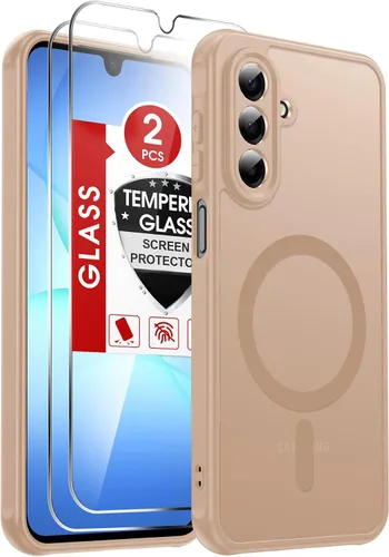 Vista 109 de LeYi Funda para teléfono Samsung-S23: protector de pantalla e imán MagSafe Púrpura