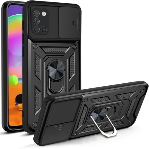 Vista 83 de Compatible con Tecno Pova Neo 2 Bracket Shell, con cubierta deslizante para lente de cámara compatible con Tecno Pova Neo 2 LG6n Case Negro