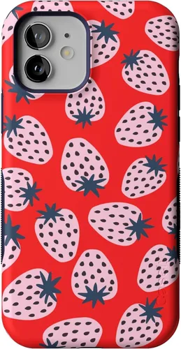 Vista 19 de Casely Funda para iPhone 12/12 Pro Funda de ondas metálicas negras y doradas con cobertura de 360 grados para tu teléfono, recortes precisos