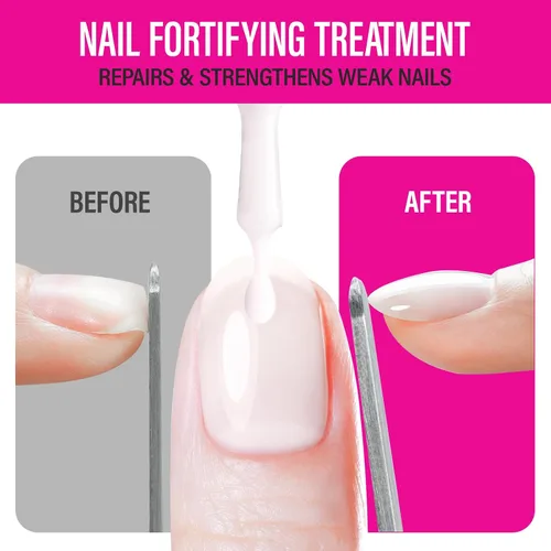 Vista 3 de CHUCHU Fortalecedor de uñas y reparación para mujeres: endurecedor extra fuerte blanco lechoso y tratamiento de crecimiento para pelar uñas finas