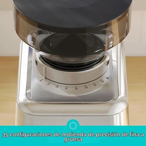 Vista 3 de CASABREWS Tornado Basic - Molinillo de café cónico con 35 ajustes