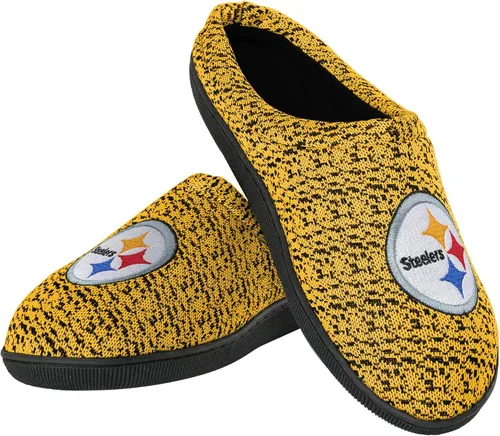 Vista 111 de FOCO NFL - Pantuflas para hombre con suela Cupsole tejidas en poliéster