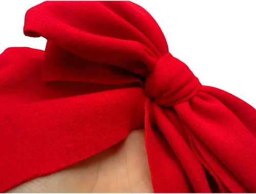 Vista 6 de Turbante para bebé recién nacido, sombrero de hospital de algodón, lazo de pelo grande, para bebé