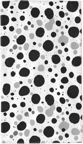 Vista 12 de Ouqiuwa Toallas de mano suaves de carreras en blanco y negro de 27.5 x 15.7 pulgadas, toalla de baño fina, regalo de decoración de baño pequeño