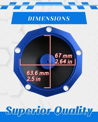 Vista 7 de JFG RACING Tapa de tanque de combustible para Dirt Bike con manguera de ventilación de aire para DRZ50/70/125/400/400E, LT-R450, LT-Z250/400/400Z
