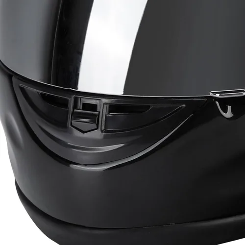Vista 9 de TCMT - Casco para adultos, negro brillante, de cara completa, para calle, bicicleta de tierra, ATV, motocicleta todoterreno, motocross, aprobado por