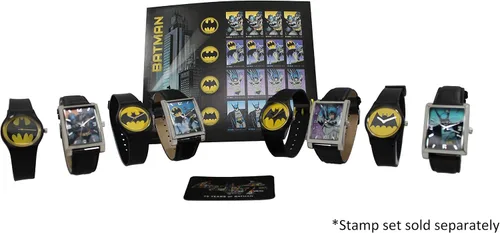 Vista 7 de BATMAN The Ultimate 75th Year Limited Edition Watch Set (BAT3104), Negro -, Superhéroes