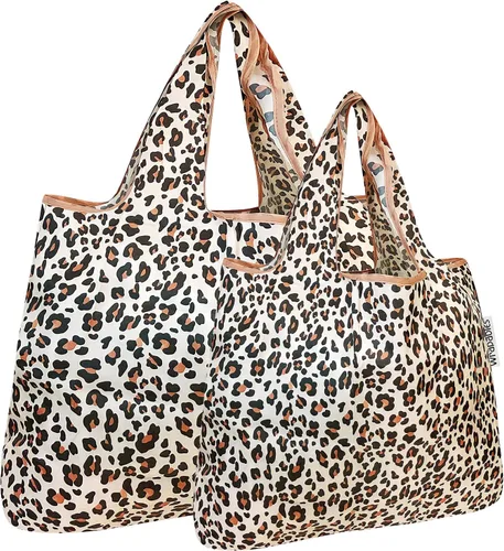 Vista 19 de allydrew Large Foldable Tote Nylon Reusable Grocery Bags