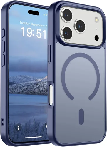 Vista 124 de SUPFINE Funda magnética para iPhone SE 2022 (3ª)/2020 (2ª), iPhone 8 (compatible con MagSafe) (protección contra caídas de grado militar), funda