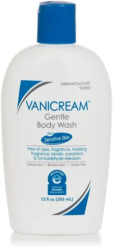 Vista 4 de Vanicream Champú (12 onzas líquidas) limpiador facial suave con dispensador de bomba (8 onzas líquidas) Paquete de gel corporal suave (12 onzas)
