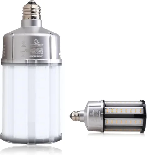 Vista 24 de RuggedGrade Bombilla LED de 12 W, base estándar E26, 1,400 lúmenes, 3000 K, 2700 K, repuesto para haluro metálico, HID o CFL, alta eficiencia, 130