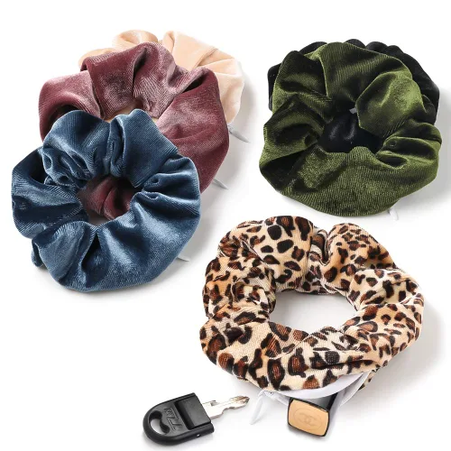 Vista 3 de Scrunchies de bolsillo con cremallera oculta