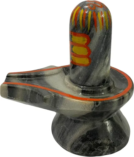 Vista 4 de Escultura de Murti Murti-Shiv Ling Idol Murti-Shiv Ling Idol Murti (5 pulgadas)