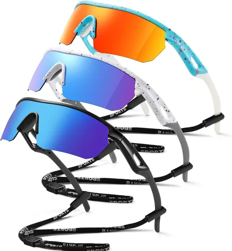 Vista 31 de Kids Sunglasses Youth Baseball Sunglasses for Boys Girls 3-12 Polarized Softball Sports Goggles UV Protection
