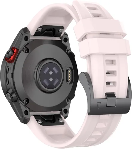 Vista 12 de REYDA Correa de silicona compatible con Garmin Fenix 8 Pro 1.850 in/8 1.850 in/E 1.850 in, 0.866 in, correa de reloj de ajuste rápido de silicona