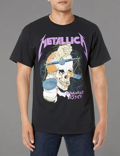 Vista 3 de Metallica Camiseta unisex para adulto Mt-50040188-SM, color negro, talla S de EE. UU, Negro
