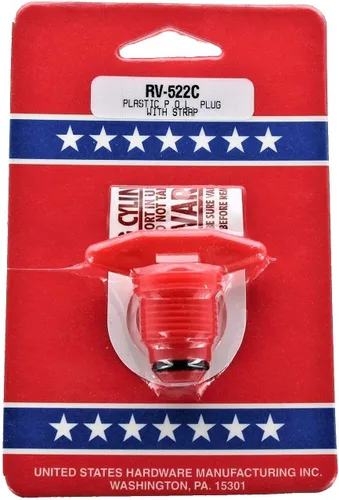 Vista 2 de US Hardware - Enchufe POL con correa (paquete de 2)