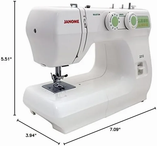 Vista 4 de Máquina de coser Janome 2212 incluye paquete de bonificación exclusivo