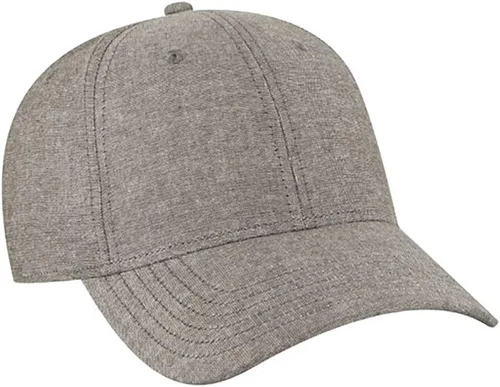 Vista 39 de Ashen Fane Gorra de béisbol básica de sarga de algodón superior de perfil bajo estructurado de 6 paneles