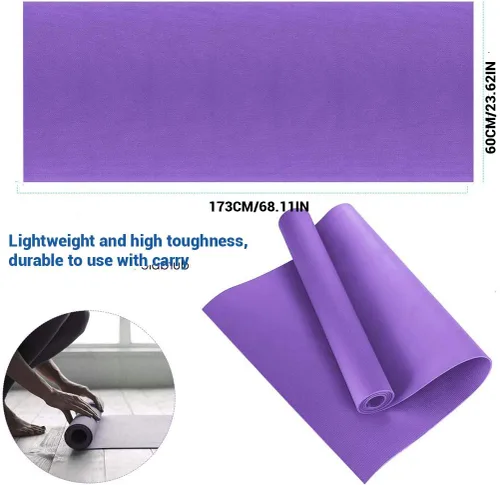 Vista 5 de M yoga M JTLB 4MM Yoga Mat EVA antideslizante Fitness Slim Yoga Home Gym Ejercicio esterillas Pilates Gimnasio Almohadillas de ejercicio Fitness Mat
