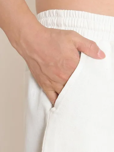 Vista 3 de Weintee Pantalones de playa casuales de lino con bolsillos para hombre