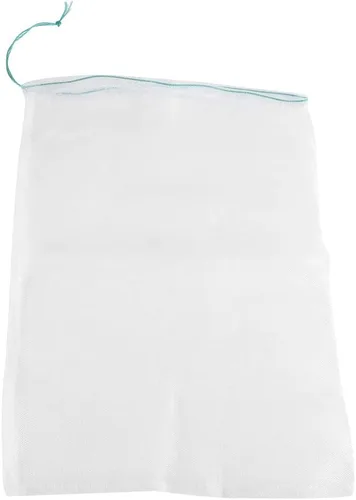 Vista 5 de 50 bolsas de malla de nailon transparentes, reutilizables, para plantas de jardín, frutas, bolsas de almacenamiento con cordón de malla de múltiples