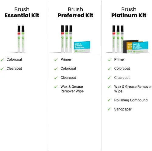 Vista 7 de TouchUpDirect B4Y Starbright Amarillo Compatible con Kia Exact Match - Brocha de retoque - Kit esencial