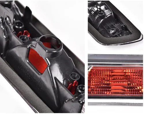 Vista 4 de GRAND ORANGE - Luz de freno trasera compatible con Ford F150 2009 2010 2011 2012 2013 2014, luz de carga de montaje alto Third Brake Light,High
