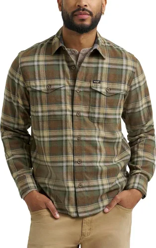 Vista 7 de Wrangler Camisa de manga larga para hombre Tomillo (Sarga)