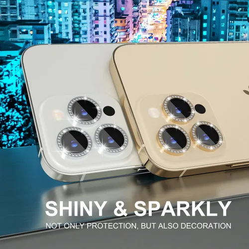 Vista 333 de Choiche Compatible para iPhone 16 Pro/iPhone 16 Pro Max Protector de Lente de Cámara, Vidrio Templado 9H Protector de Pantalla de Cubierta de Cámara