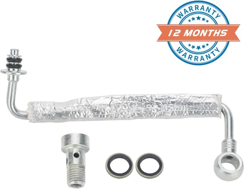 Vista 7 de Tubo de alimentación de aceite turbo, línea de retorno de aceite del turbocompresor compatible con Buick Chevy Vehicle Encore 13-18, Cruze 11-18