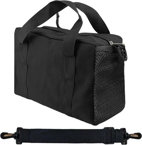 Vista 15 de Bolsa de herramientas pequeña, bolsa organizadora de herramientas de boca ancha superior, bolsas de herramientas grandes Verde militar