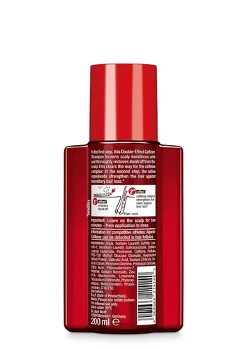 Vista 2 de ¡Nuevo! Champú Alpecin de doble efecto con cafeína que combate la caspa y la pérdida de cabello, 6.8 fl oz por ALPECIN