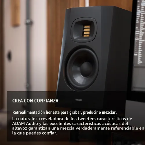 Vista 4 de ADAM Audio Par de monitores de estudio T5V y subwoofer de estudio alimentado T10S Bundle 2.1